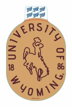 Wyoming Cowboys Ludicrous Decal – Tan