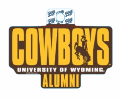 Wyoming Cowboys Alumni Decal