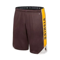 Wyoming Cowboys Haller Shorts – Brown/Gold/White