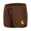 Wyoming Cowboys Women’s Recycled Pocket Short – Brown -Sports Fashion Clothing Store COBS31116 WYOM MF