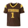 Wyoming Cowboys Toddler Football Jersey – Brown -Sports Fashion Clothing Store COJF80298 WYOM MF