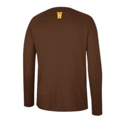 Wyoming Cowboys Takagi L/S Tee – Brown -Sports Fashion Clothing Store COTL11505S WYOM 001 MB