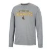 Wyoming Cowboys Charge L/S Tee – Grey -Sports Fashion Clothing Store COTL11512G WYOM MF