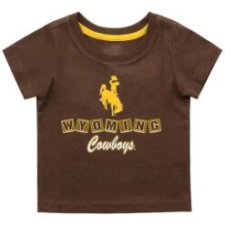 Wyoming Cowboys Infant S/S Tee – Brown