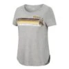 Wyoming Cowboys Round Hem S/S Tee – Heather Grey -Sports Fashion Clothing Store COTS31140HG WYOM MF