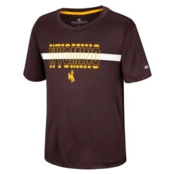 Wyoming Cowboys Youth Duke S/S Tee – Brown