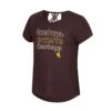Wyoming Cowboys Youth Katie Strappy Tee – Brown -Sports Fashion Clothing Store COTS50239 WYOM MF