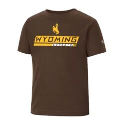 Wyoming Cowboys Toddler Bert S/S Tee – Brown