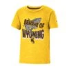 Wyoming Cowboys Toddler Shark S/S Tee -Gold -Sports Fashion Clothing Store COTS80303 WYOM 001 MF