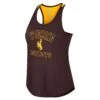 Wyoming Cowboys Ten Days Tank – Brown/Gold -Sports Fashion Clothing Store COTT31182 WYOM MF