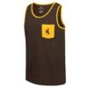 Wyoming Cowboys Rothenstein Pocket Tank – Brown/Gold -Sports Fashion Clothing Store COTX11540 WYOM MF