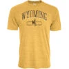Wyoming Cowboys Triblend Permissible S/S Tee – Golden