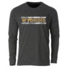 Wyoming Cowboys Tri-Blend L/S Tee – Black -Sports Fashion Clothing Store PO Ouray111521 SO SO 299964 LINE 2 Image 1