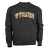 Wyoming Cowboys Garment Washed Crewneck Sweatshirt – Charcoal -Sports Fashion Clothing Store PO Ouray111521 SO SO 299964 LINE 4 Image 1