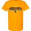 Wyoming Cowboys 2022 Track & Field Tee – Gold -Sports Fashion Clothing Store Track and field mockup scaled 1