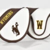 Wyoming Cowboys Mallet Putter Cover – White/Brown -Sports Fashion Clothing Store University of Wyoming Mallet E6