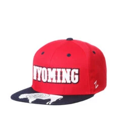 Wyoming State Flag One Wyoming Snapback – Red/Navy