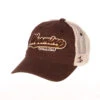 Wyoming Cowboys University Script Hat – Brown/White -Sports Fashion Clothing Store WYOUNV0110 30 Left scaled 1