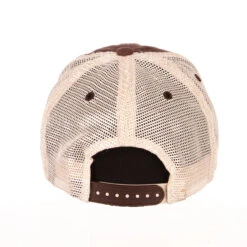 Wyoming Cowboys University Script Hat – Brown/White -Sports Fashion Clothing Store WYOUNV0110 Straight Back scaled 1