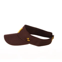 Wyoming Cowboys Visor – Brown -Sports Fashion Clothing Store WYOVSR0020 Straight Left scaled 1