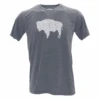 Wyoming Buffalo Burnout S/S Tee – Navy -Sports Fashion Clothing Store Wyoming Buffalo Burnout SS Tee – Navy