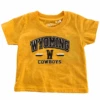 Wyoming Cowboys Infant Toni S/S Tee – Gold -Sports Fashion Clothing Store Wyoming Cowboys Infant Toni SS Tee Gold