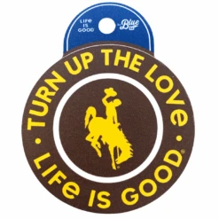 Wyoming Cowboys Love Decal