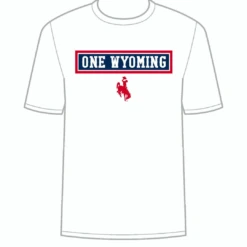 Wyoming Cowboys “One Wyoming” S/S Tee – White