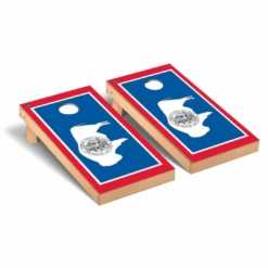 Wyoming State Flag Wooden 2×4 Corn Hole Set