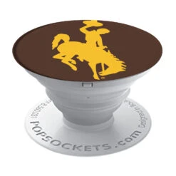 Wyoming Cowboys PopSocket – Brown