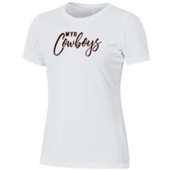 Wyoming Cowboys Women’s S/S Tee – White