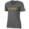 Wyoming Cowboys Women’s S/S Tee – Heather Gray -Sports Fashion Clothing Store apc03617396 c6001 990 ftq mq 1 3769995