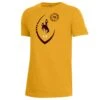 UA Wyoming Cowboys Youth Football S/S Tee – Gold