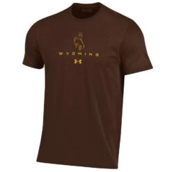UA Wyoming Cowboys Performance S/S Tee – Brown