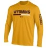 UA Wyoming Cowboys Performance L/S Tee – Gold -Sports Fashion Clothing Store apu03620955 um0707 307 ftq mq 1 3729442