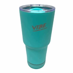 Wyoming Cowboys Speaker 28 Oz. Tumbler – Teal -Sports Fashion Clothing Store back of 62843