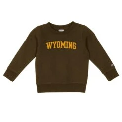 Wyoming Cowboys Infant Champion Crew – Brown