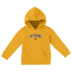 Wyoming Cowboys Toddler Champion Hood – Gold