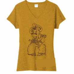 Wyoming Cowboys Women’s Pistol Pete S/S Tee – Gold
