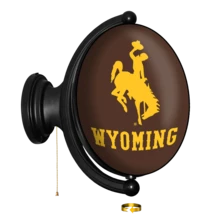 Wyoming Cowboys Oval Rotating Light – Brown