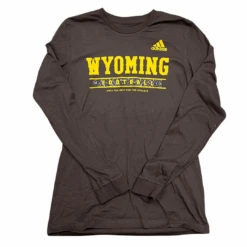 Adidas Wyoming Cowboys Fresh Football L/S Tee – Brown