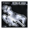 Wyoming Cowboys Metallic Decal -Sports Fashion Clothing Store s47978
