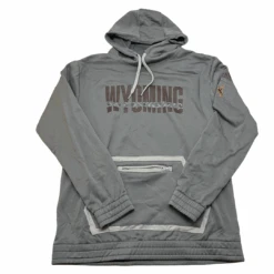 Adidas Wyoming Cowboys Team Hood – Grey