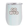 Wyoming Cowboys 16oz Tumbler – Iridescent White 2 Wyoming Cowboys 16oz Tumbler – Iridescent White -Sports Fashion Clothing Store wyoming 16oz bubble iridescent curved tumbler 805146 920x